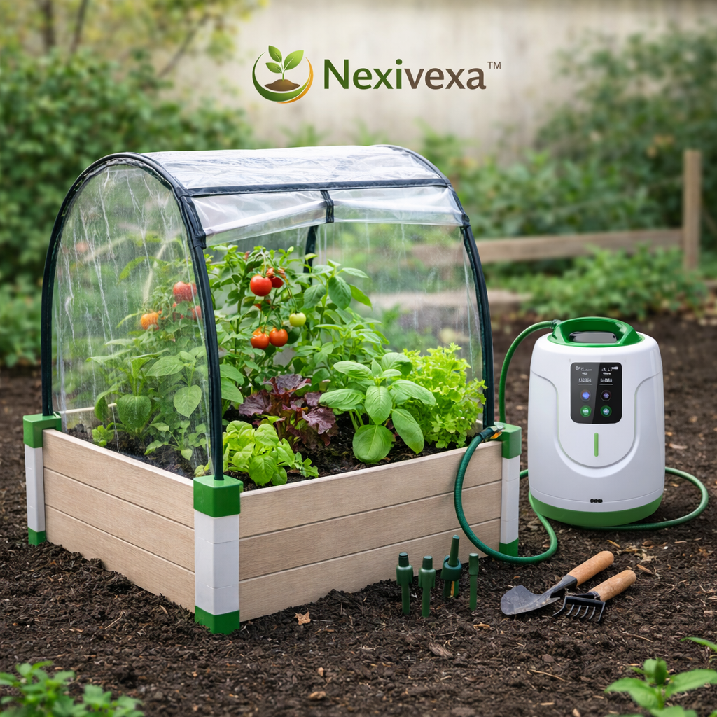 Nexivexa™ Raised Garden Bed with Automatic Irrigation System