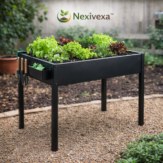 Nexivexa™ Elevated Garden Bed with Tool Storage